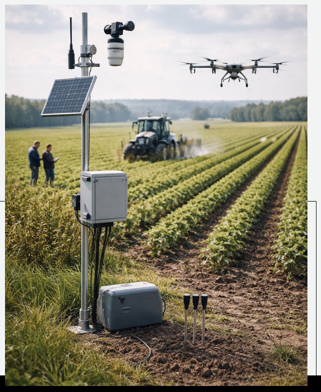 Разработка IoT мониторинга полей в Тейково от 9242 р. | АвикейТкв