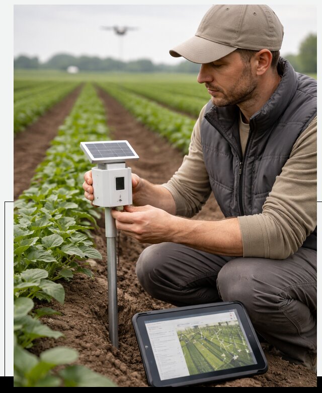 IoT мониторинг сельскохозяйственных полей и контроля в Тейково